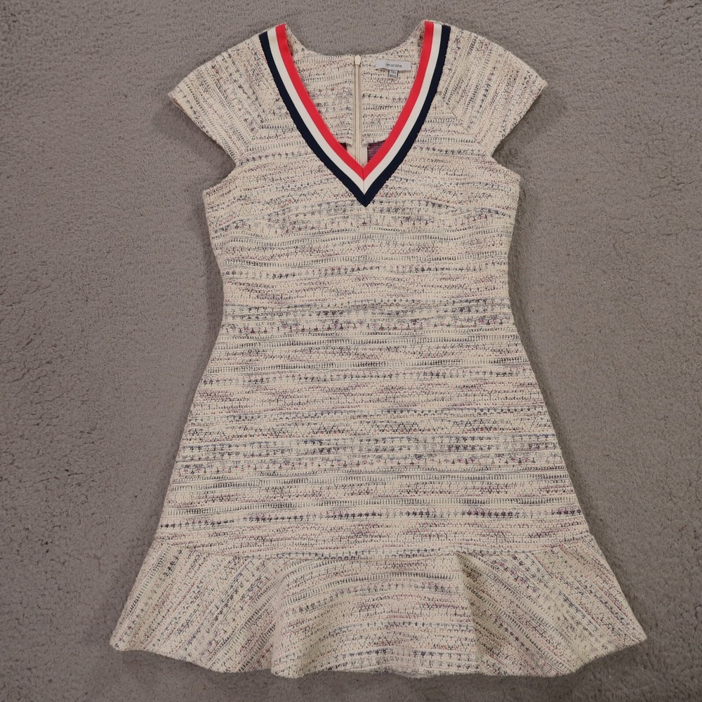Amandine Dress Womens‎ 2XS XXS Gray V-Neck Knit